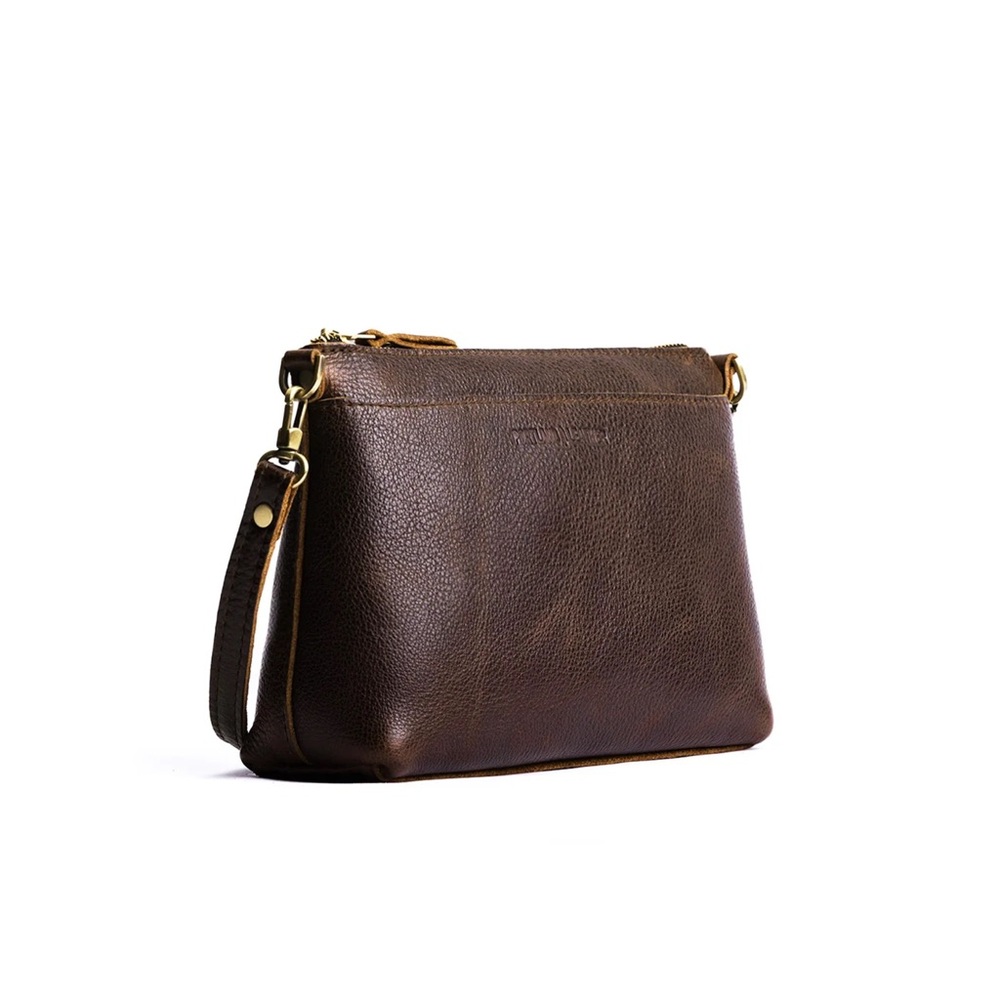 PORTLAND LEATHER Poppy Purse Large Coldbrew - Picture 2 of 10